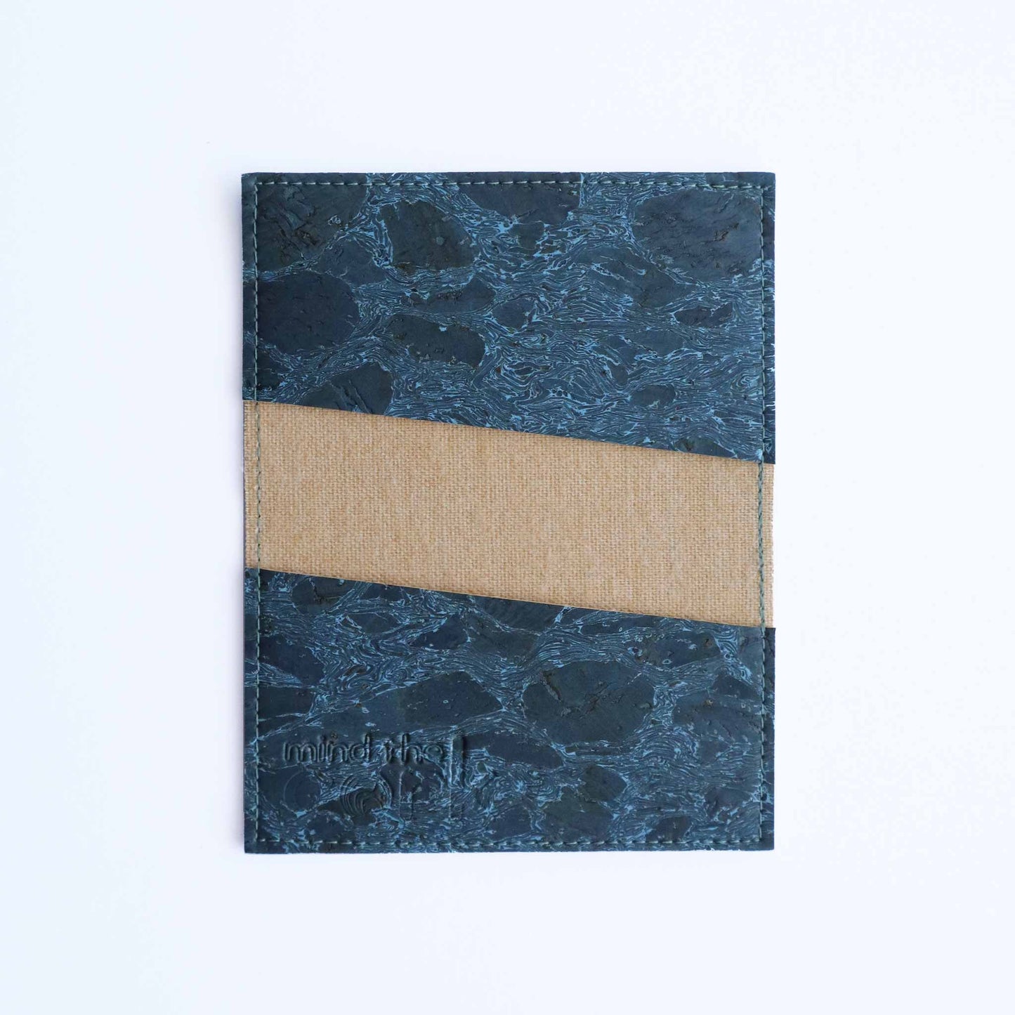 Noode Cork Cardholder - Sapphire