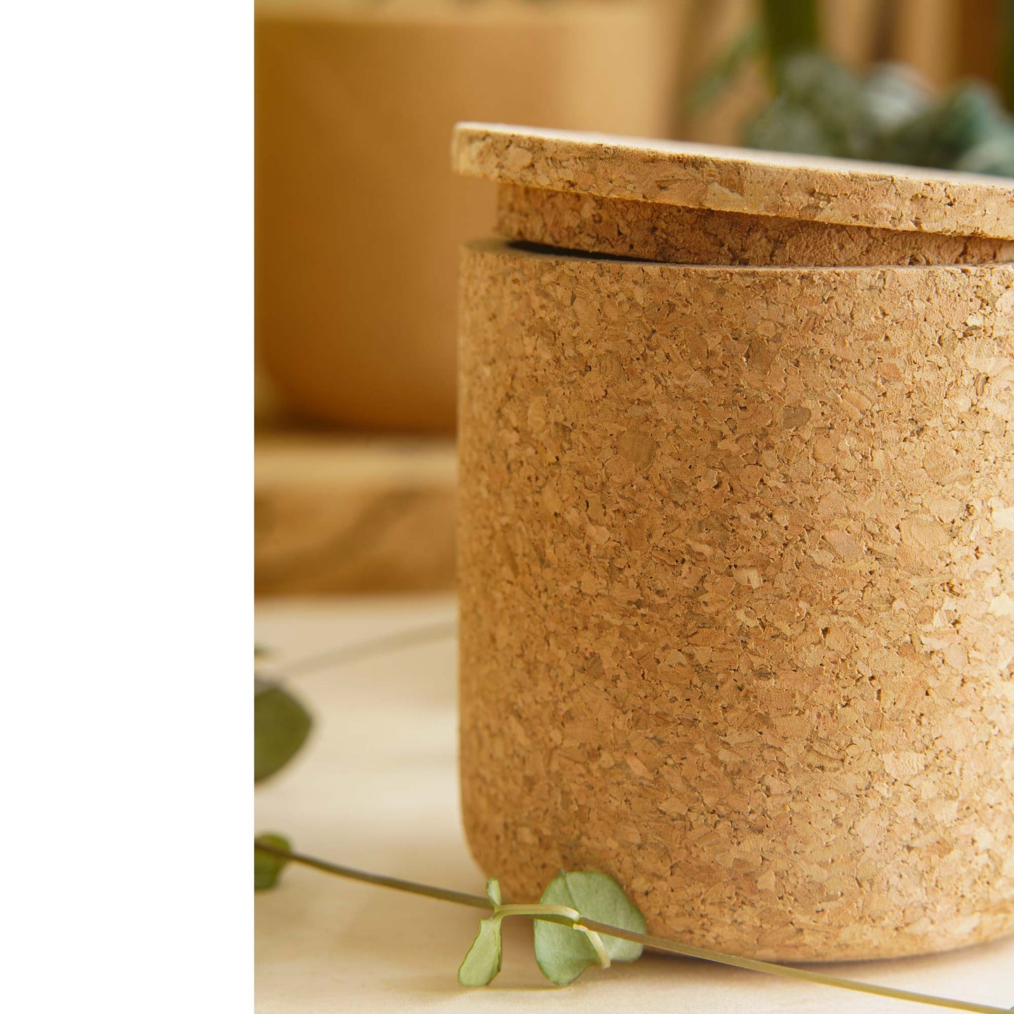 Emke Cork Vessel - Large Grain Lid