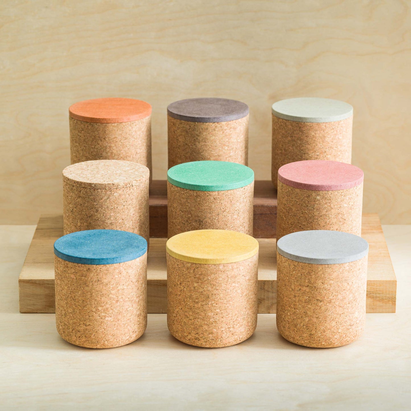 Emke Cork Vessel - Cloud Lid