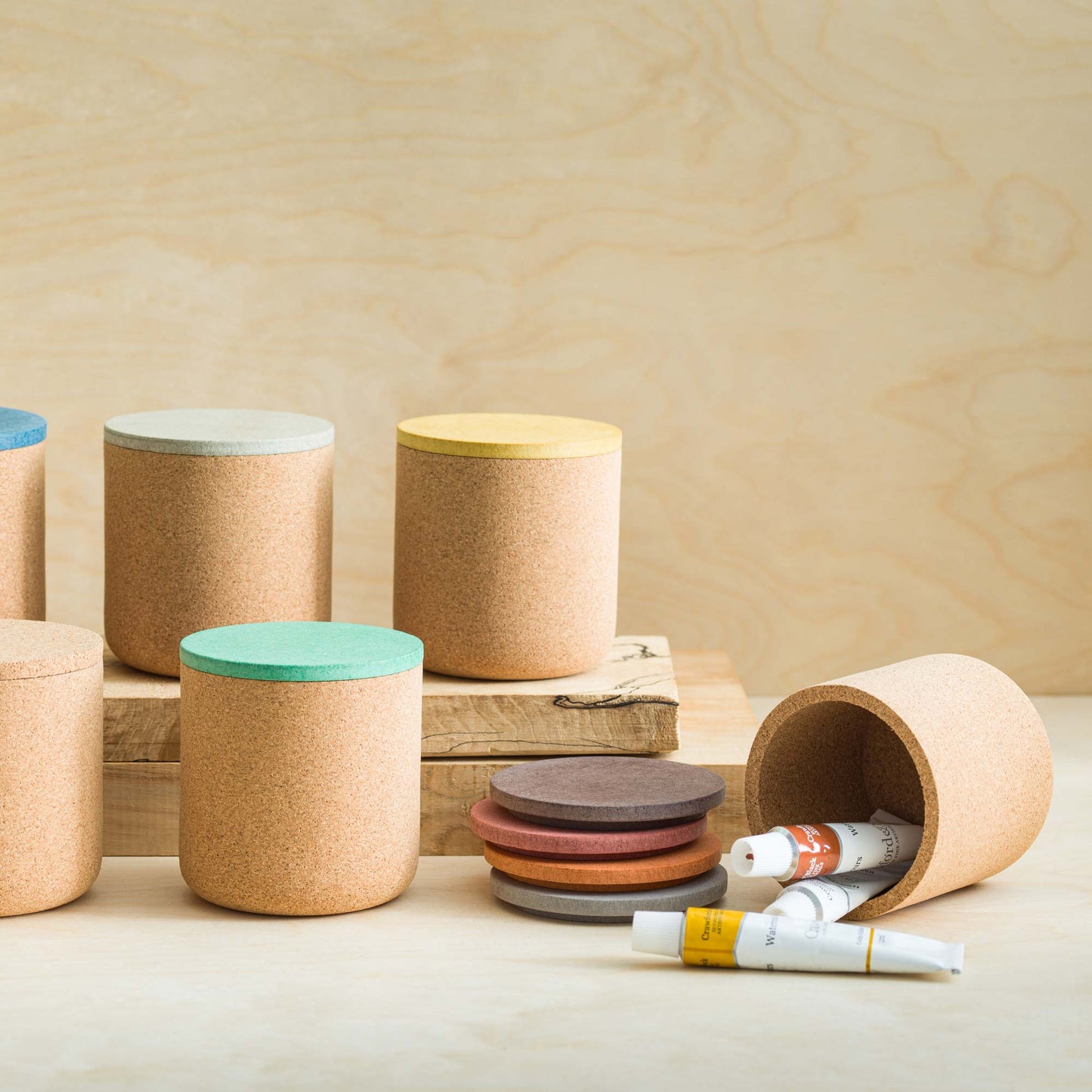 Emke Cork Vessel - Sage Lid