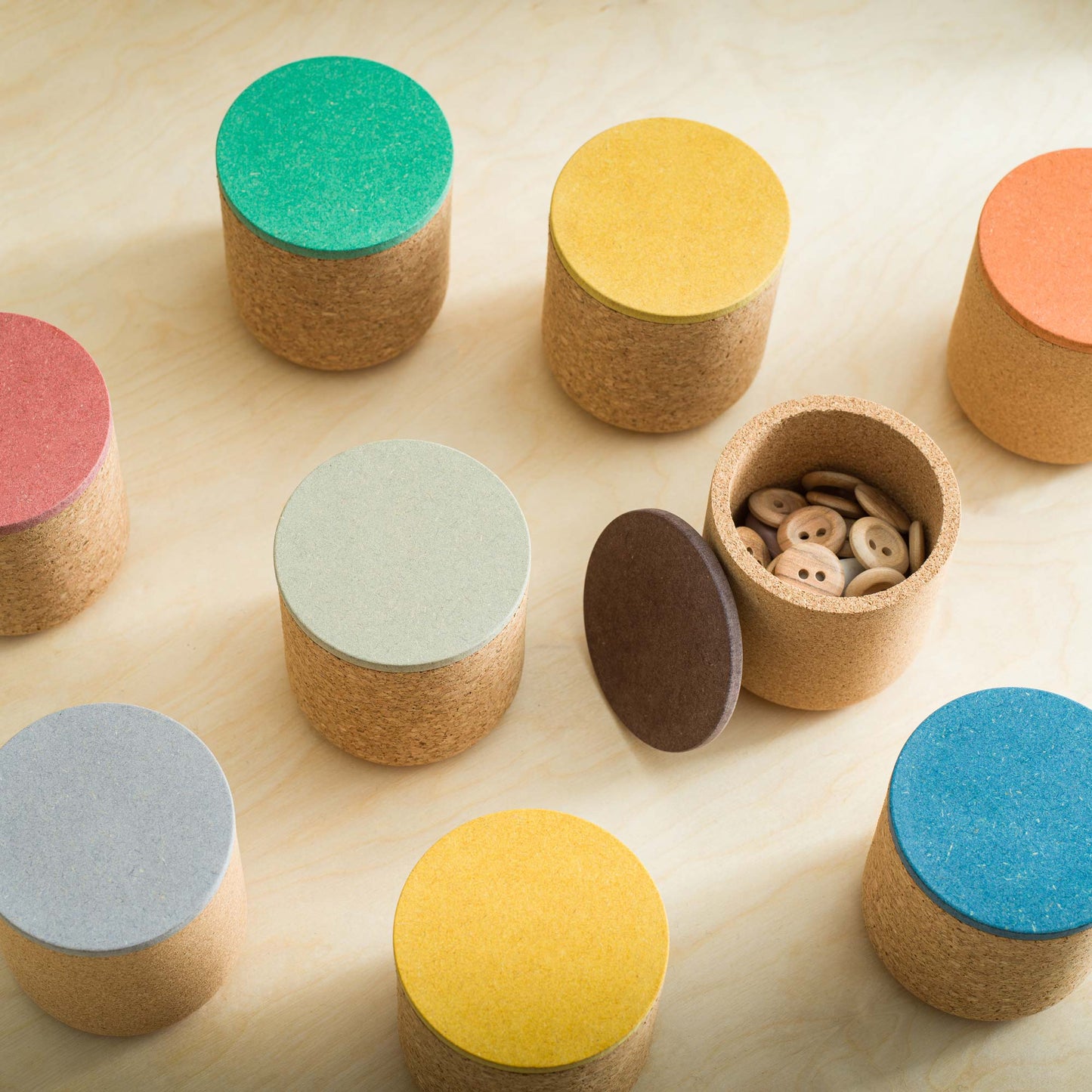 Emke Cork Vessel - Mint Lid