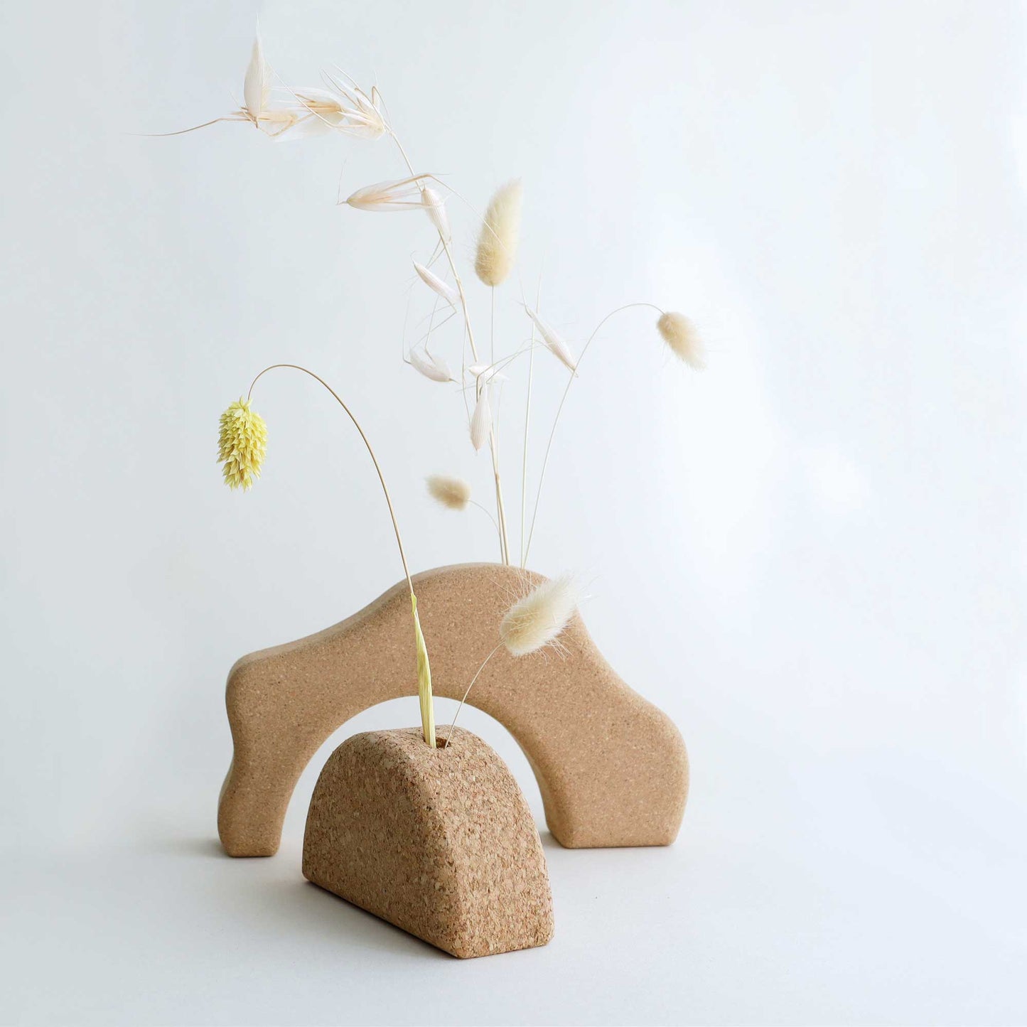 Onda & Sol Cork Vase Duo
