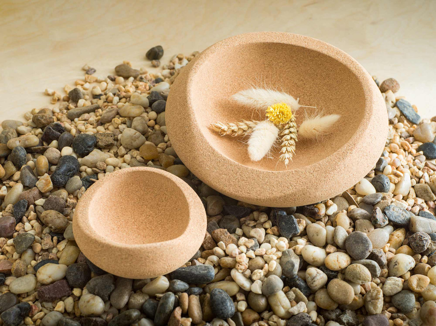 Pebble Cork Bowls