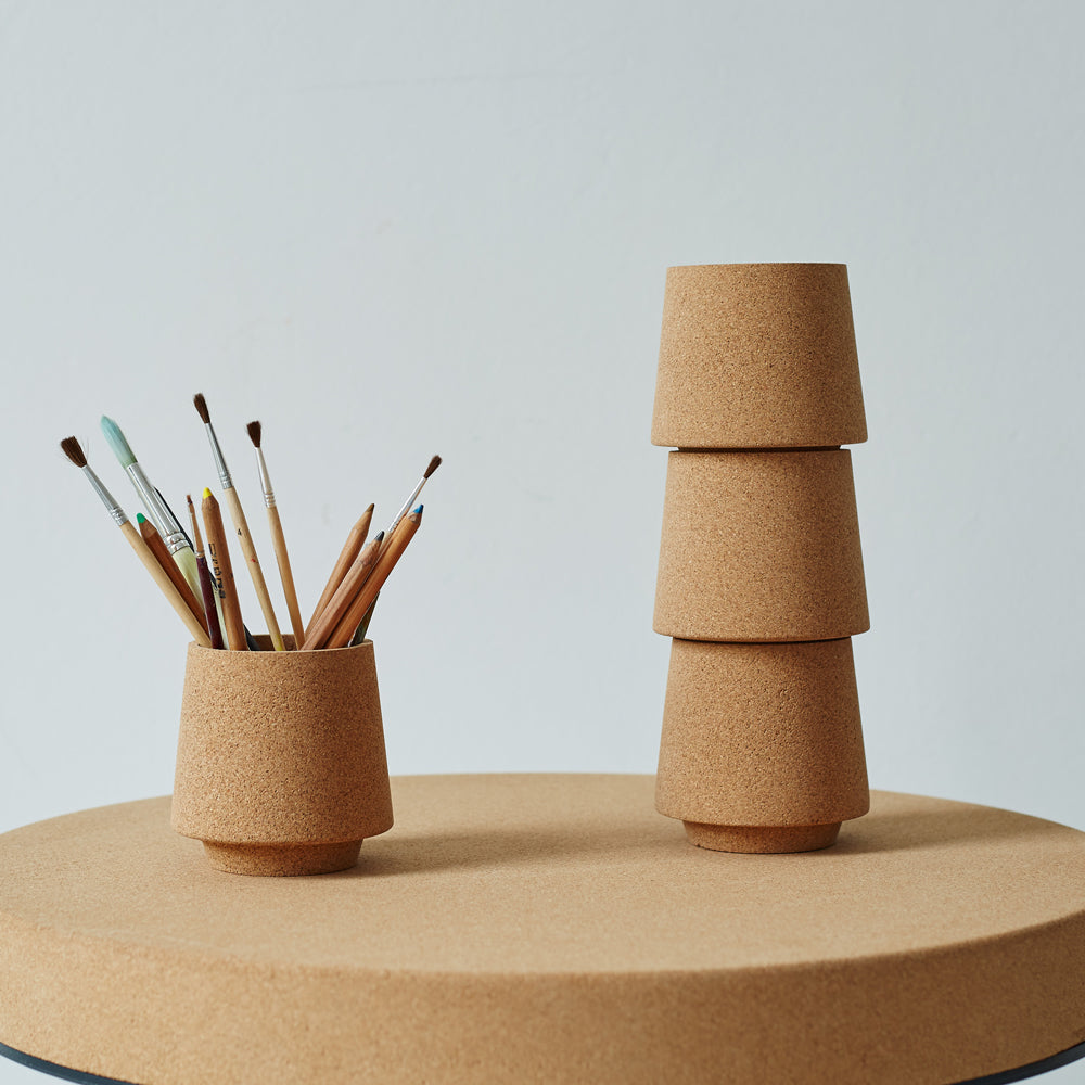 Atlas Cork Planter / Desk Tidy