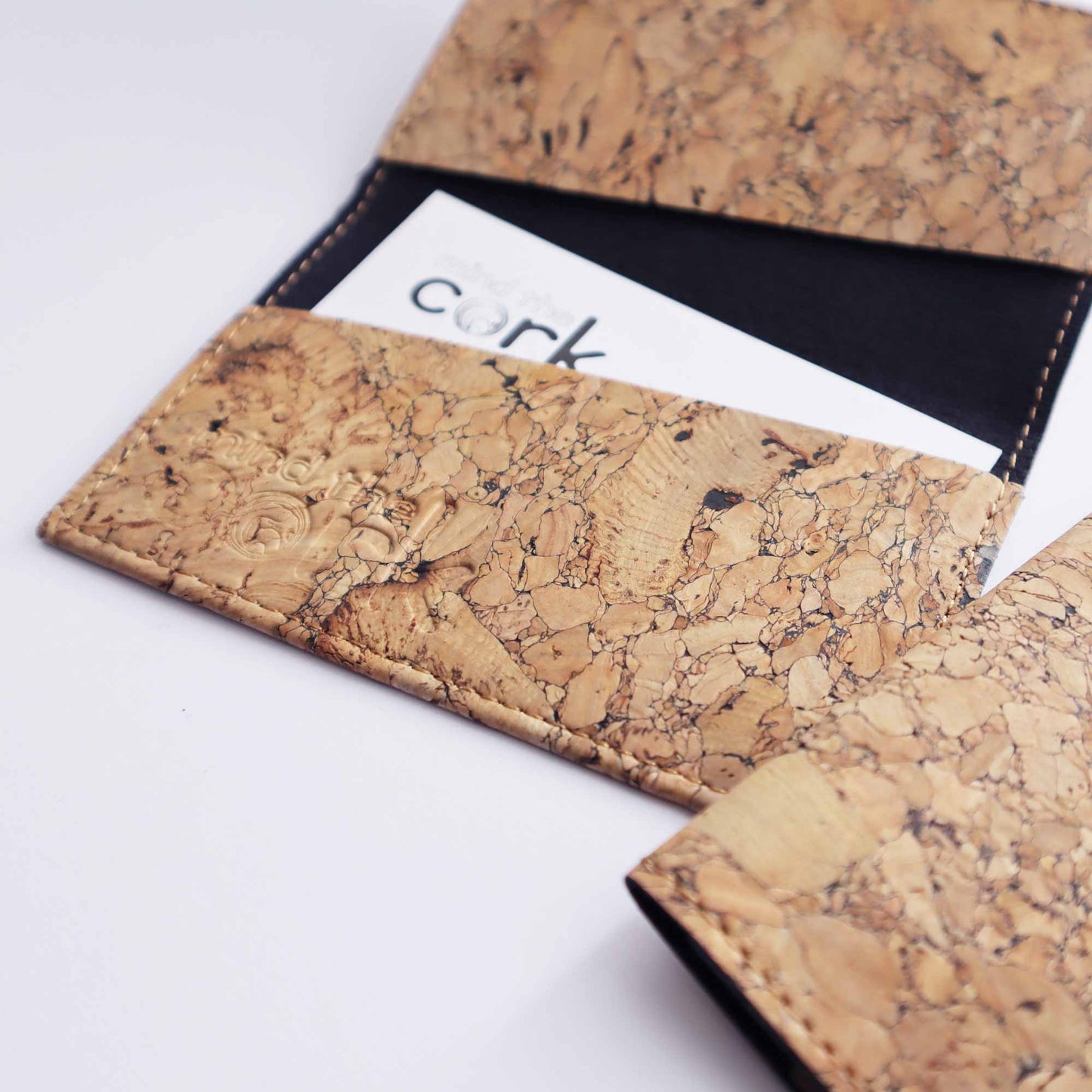 Noode Cork Cardholder - Bark