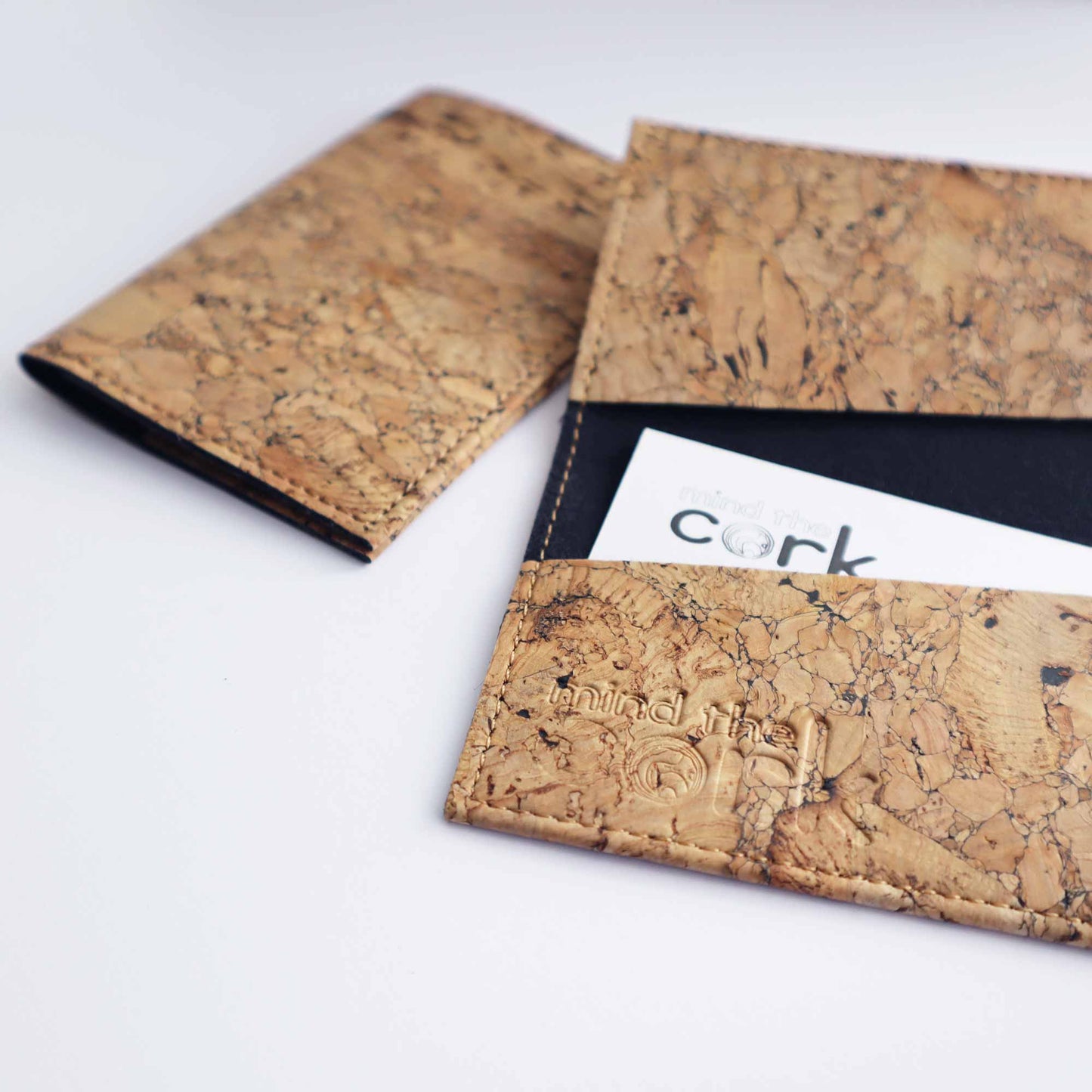 Noode Cork Cardholder - Bark