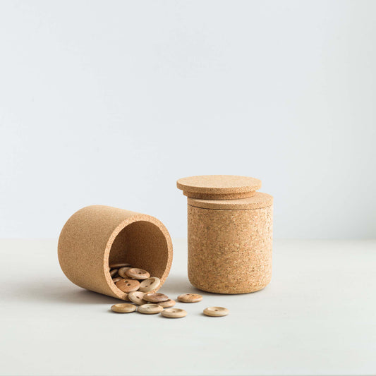 Emke Cork Vessel - Fine Grain Lid