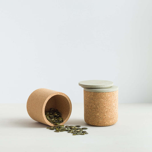 Emke Cork Vessel - Sage Lid